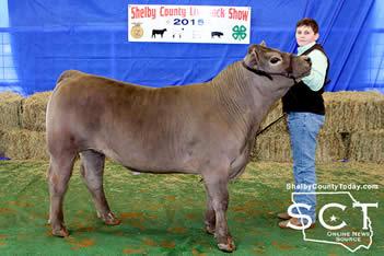 Trey Harvey, Joaquin FFA, was seventh in the sale and had one of the highest selling steers at $7,000.