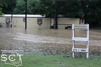 Flood waters in Joaquin in May 2015
