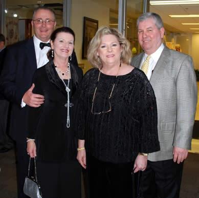 Left: Lin and Tresa Joffrion and Phillip and Cynthia Grimes  About the Exhibit