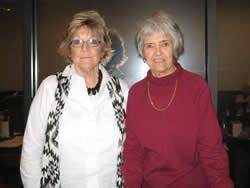 Photo from left: Melba Pahal, Delta Gamma Program Chairman and Loretta Bedford