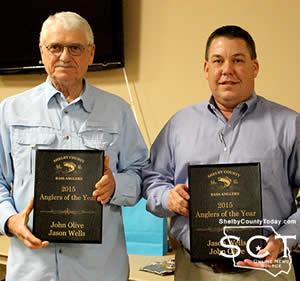 John Olive and Jason Wells Anglers of the Year