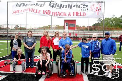 Joaquin Special Olympians, coaches and volunteers
