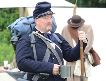 Roger Doyle in uniform from Civil War era