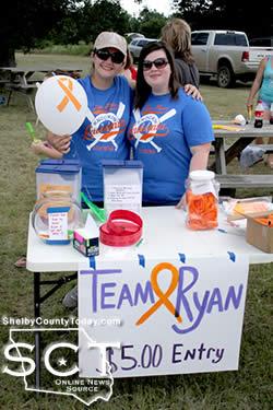 Pictured are (from left) event organizers Mackenzie Shelton and Erica Gamble.
