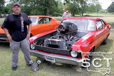 Kenneth Jordan won the People's Choice Award at the car show held during the #TeamRyan fundraiser.