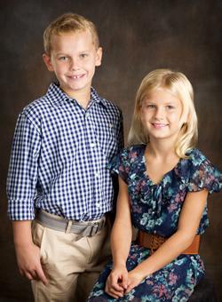 Cambree Bush, the daughter of Colt and Collin Bush, and Grant Gregory, the son of Mr. and Mrs. Matt Gregory