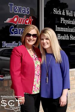 Pictured are (from left): Judy Monroe with her daughter Christine Owens, FNP.