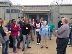 Professor Mark Dickerson’s Panola College Criminal Justice class toured two state jail facilities in Henderson recently.