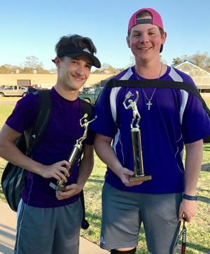 Alec Dykes / Vaughn Whitley - 1st place, Boys Doubles