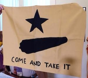 Probably the first Lone Star Flag