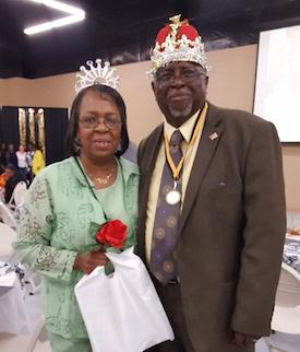 2017 King and Queen Jerry Lathan and wife, Joyce