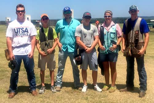 State Shotgun Game Participants (from left): Logan Holloway, Lance Holloway, Nic Lambert, Dawson McFadden, Konner Windham, and Colton Gutermuth.