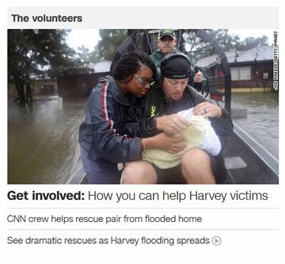 Dean Mize's photo was featured on the front of CNN's website