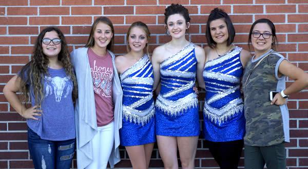 Pictured are (from left): Eighth Graders Hannah Holt and Avery Prnka, Freshman Sarah Ewing, Juniors Michalla Byrd and Arianna Rogers, and Eight Grader Lauren Neal. 