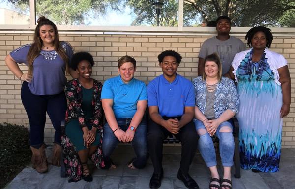 Panola College students selected to perform in the 2018 Texas Two Year College All State Choir Concert are, from left, Shannon James, Tenaha; Kyana Reagan, Lufkin; Hunter Moon, Beckville; Ahmad Casel, Jacksonville; Shelby Brown, Carthage; Christion Taylor, Longview and Jame’Cia Taylor, Carthage.