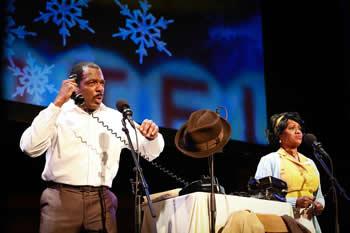 L.A. Theatre Works’ “The Mountaintop” stars Gilbert Glenn Brown and Karen Malina White. SFA’s University Series presents this internationally acclaimed play by Katori Hall at 7:30 p.m. Saturday, Feb. 3, in W.M. Turner Auditorium on the SFA campus.