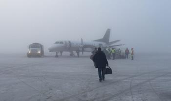 Frigid conditions loom as hunters prepare to board a plane from St. Paul island in Alaska for the 800-mile journey back to the U.S. mainland. (Courtesy Photo)