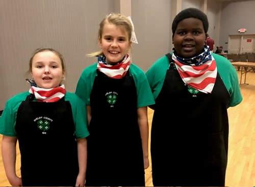 Kendyl Kline, Addison Lloyd, Elgin Crawford – Junior Food Challenge Team