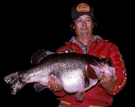 Lake Fork fishing guide Mark Stevenson used a Stanley Jig to catch the former Texas state record weighing 17.67 pounds. It's the heaviest Texas bass ever caught on an artificial bait. (TPWD  Photo)