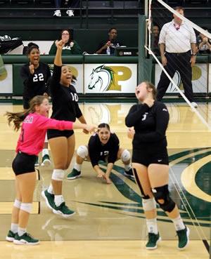 Fillies celebrate a point (Photo Credit: Denise Rabius)