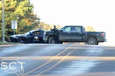 Center PD and DPS are seen coordinating with one another at FM 2788.