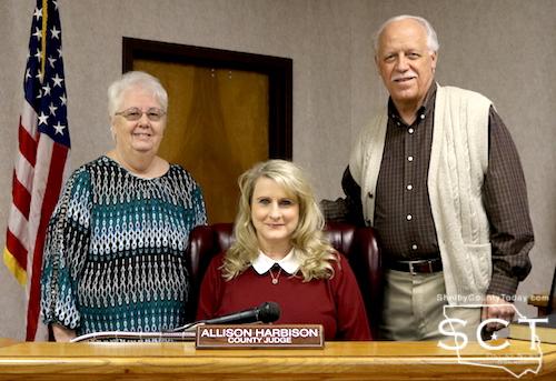 Pictured are (from left) Vickie Martin, Allison Harbison and Teddy Hopkins.