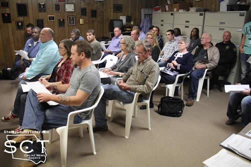 Timpson citizens continue to attend meetings in support of keeping the 5-man police department.