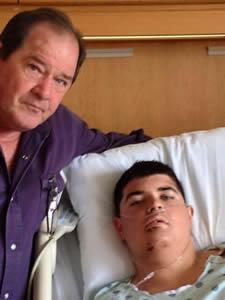 Hunter and his grandfather Dale LaGrone