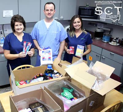 Pictured are (from left) Tonya Mince, Office Manager; Dr. Kyle S. Coffin; Ashley Snider, Dental Assistant.