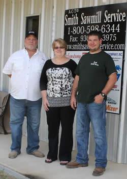From left: Paul Smith, Debra Smith, and Michael Smith