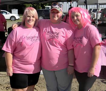 October 28, 2015 - Pictured are (from left) Celeste Lewis, Brandi Mills, and Amanda Lewis Kirby.