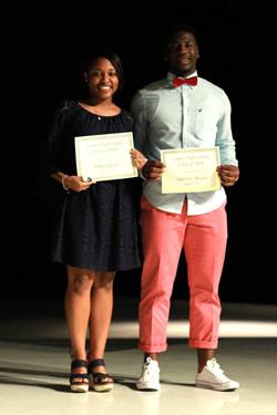  Congratulations, Mr. and Miss CHS,  Dacorey McGee and Chloe Gipson!