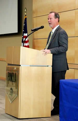 Stephen K. Williams, Carthage City Manager, was the PTK induction ceremony speaker.