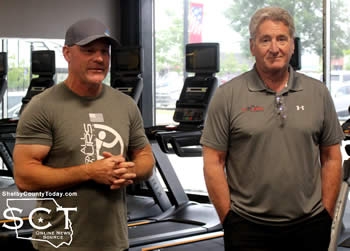 From left: All Hours Fitness owners Walker Alford and Randy Seegers