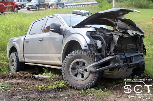  SH 7 East, SL 500 Escena del accidente de dos vehículos |  Condado de Shelby hoy